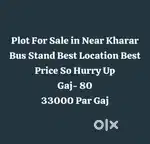 80 Gaj Plot For Sale in Near Kharar Bus Stand