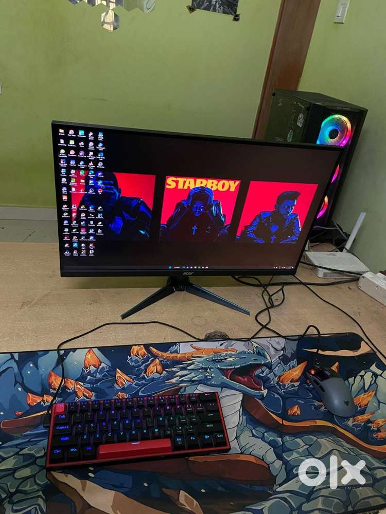 RTX 3070 Gaming PC + 2K 180Hz Monitor  i5-12400F  Full Setup