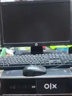 HP Computer Desktop PC Monitor Keyboard Mouse Complete working