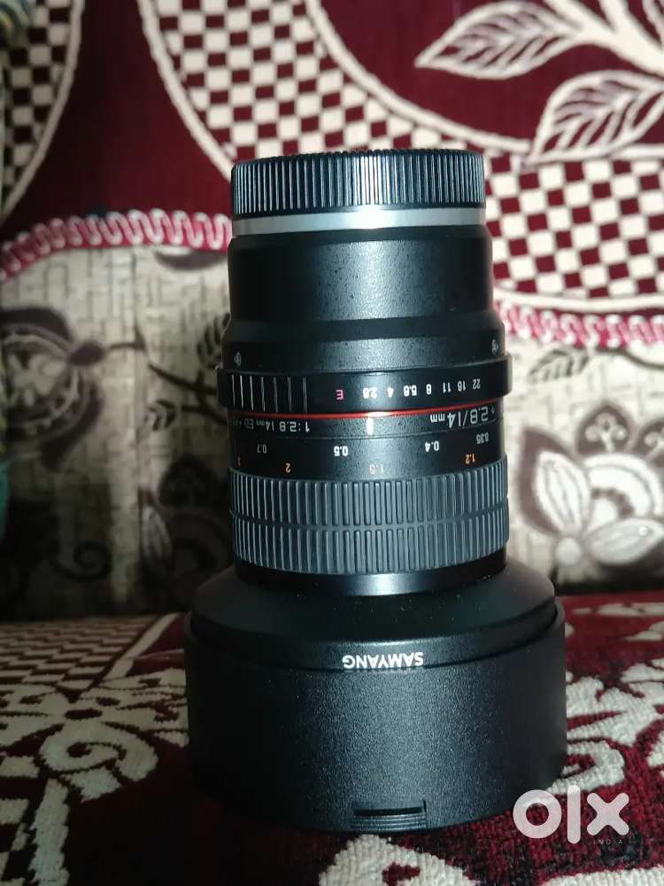 Samyang 14 mm e mount lens