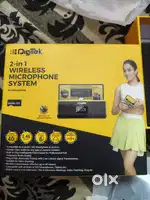 DIGITEK 2-1 WIRELESS MICROPHONE SYSTEM. /WECOOL 360AUTO FACE TRACKING
