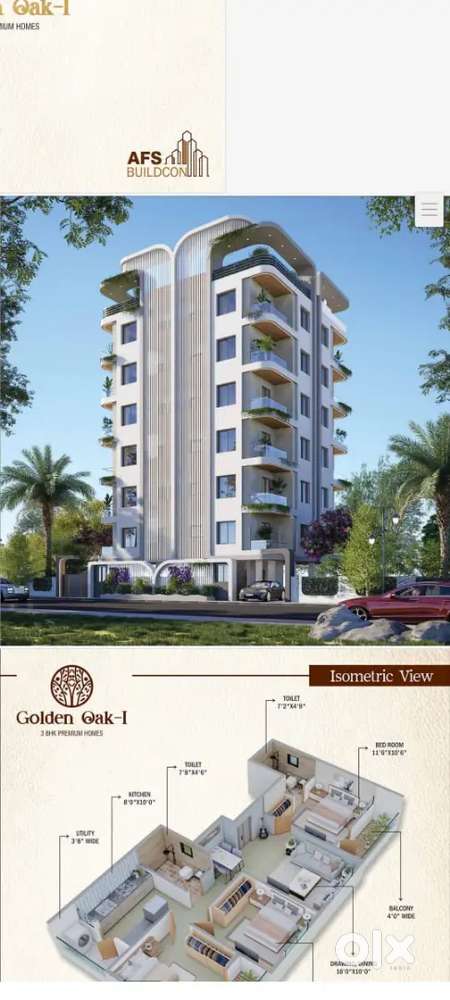 Golden Oak situated at chindwara road closed from hospital and schools