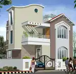 4 bhk independent villa with modular kitchen and pop