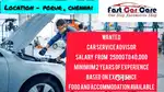 Service advisor for multi brand car workshop