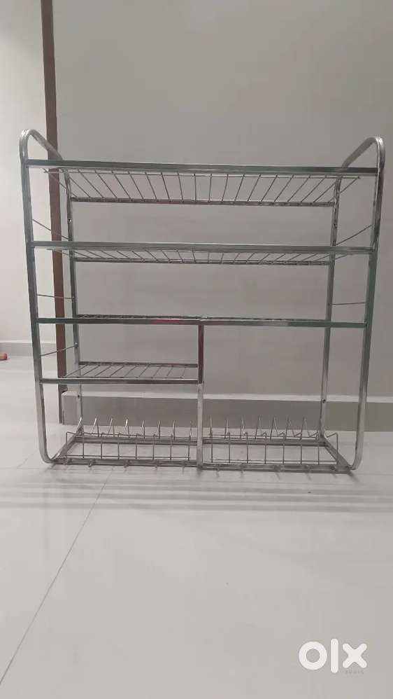 Kitchen utensils organizer rack wall mount