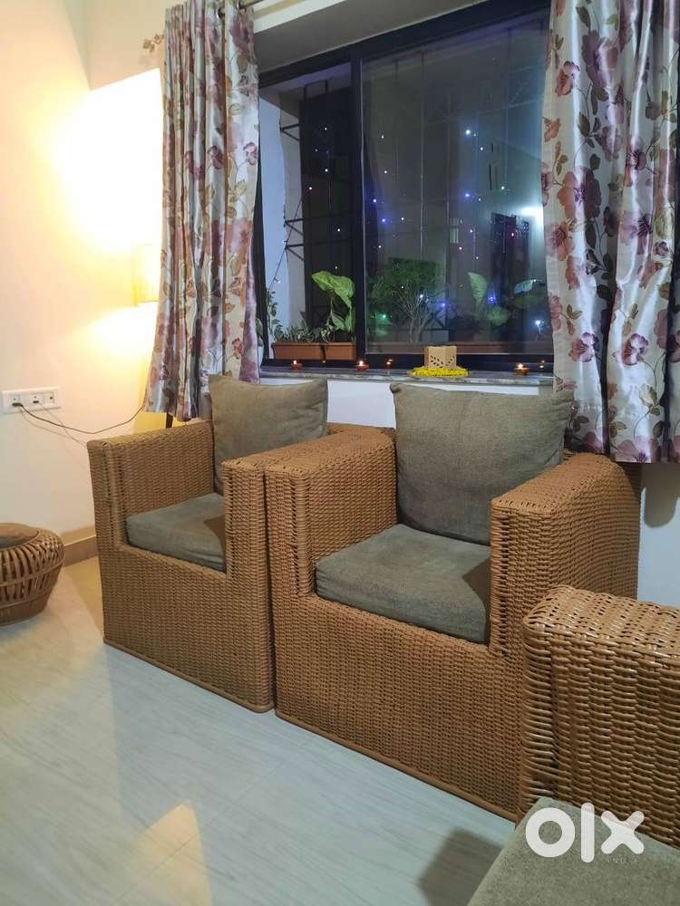 Sofa set with a centre table