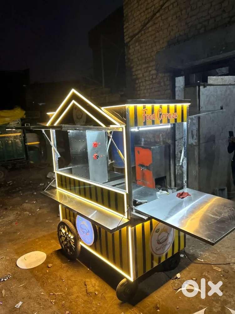 stainless steel food cart