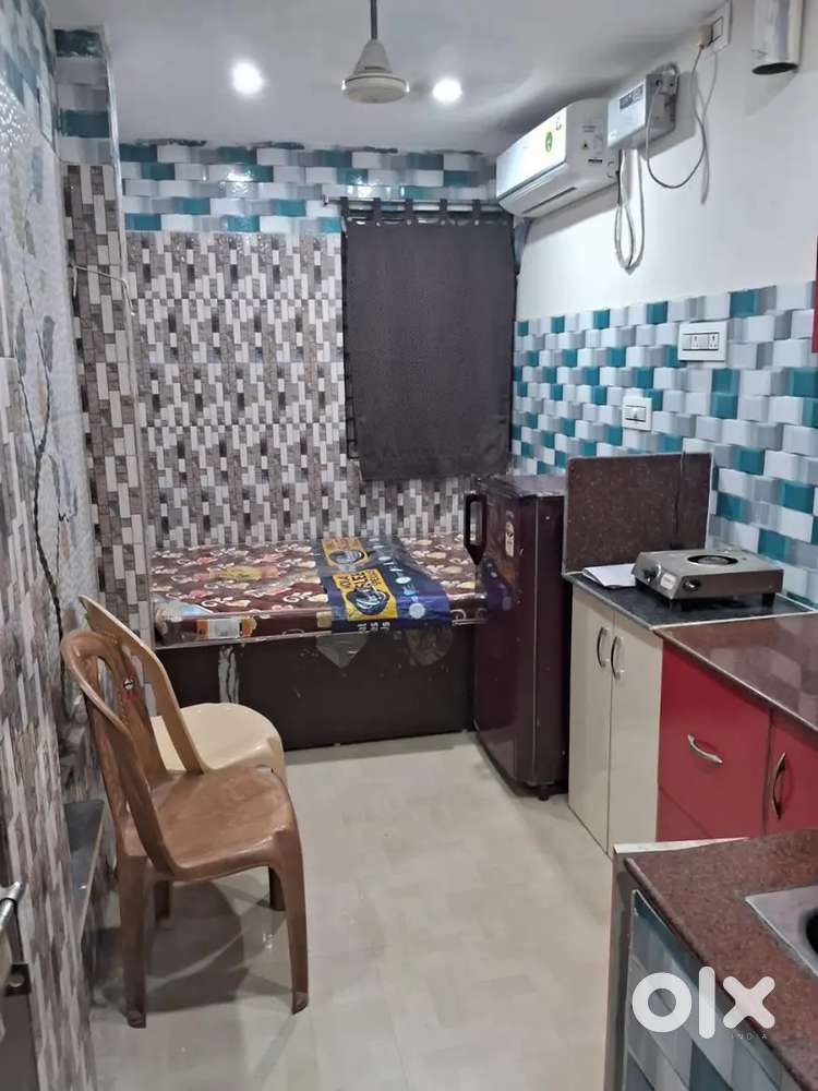 Fully furnished Couple working bachelor family ,1rk