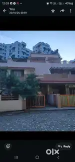 Master bedroom available in 4 bhk row house for male till june only