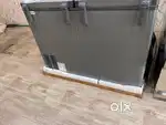 Dee freezer.         Fiber shed