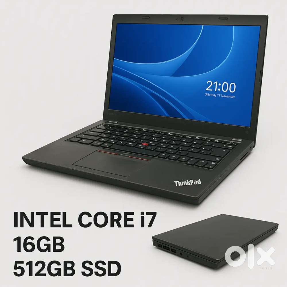 Lenovo ThinkPad – i7 8th Gen  16GB RAM  512GB SSD