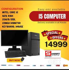 COMPUTER I5 WITH 22 INCH MONITOR