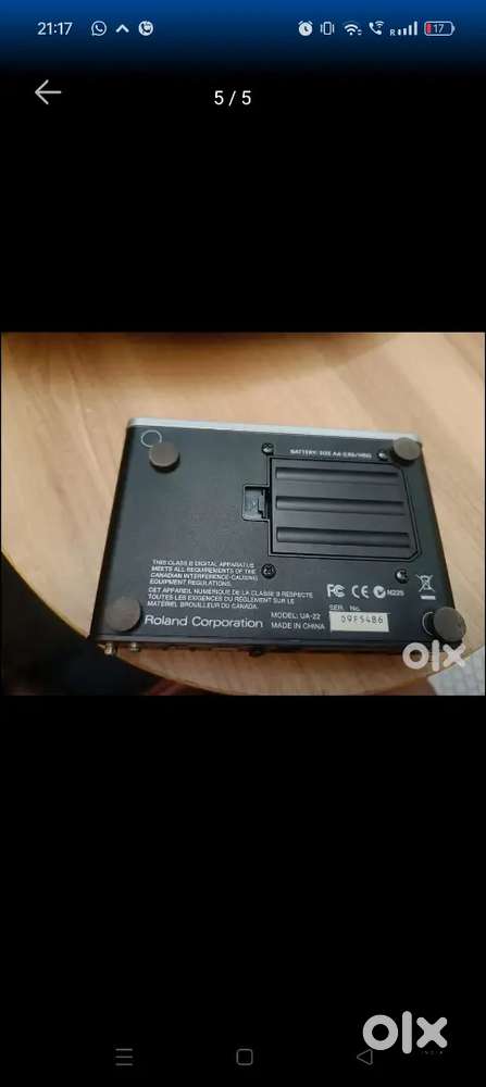 Urgent need to sell my audio interface roland ua 22