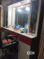 Dressing table with chair
