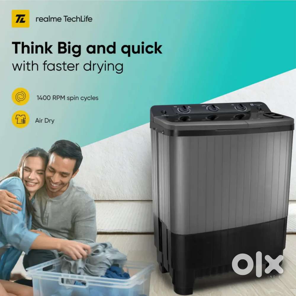 realme TechLife 7.5 kg Semi Automatic Top Load Washing Machine