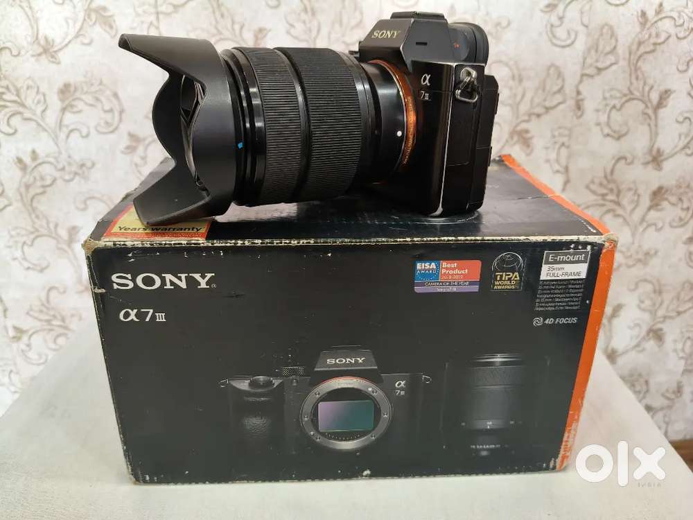 Sale sony M3 28.70 lens 2 battery original charger box no bill wranty