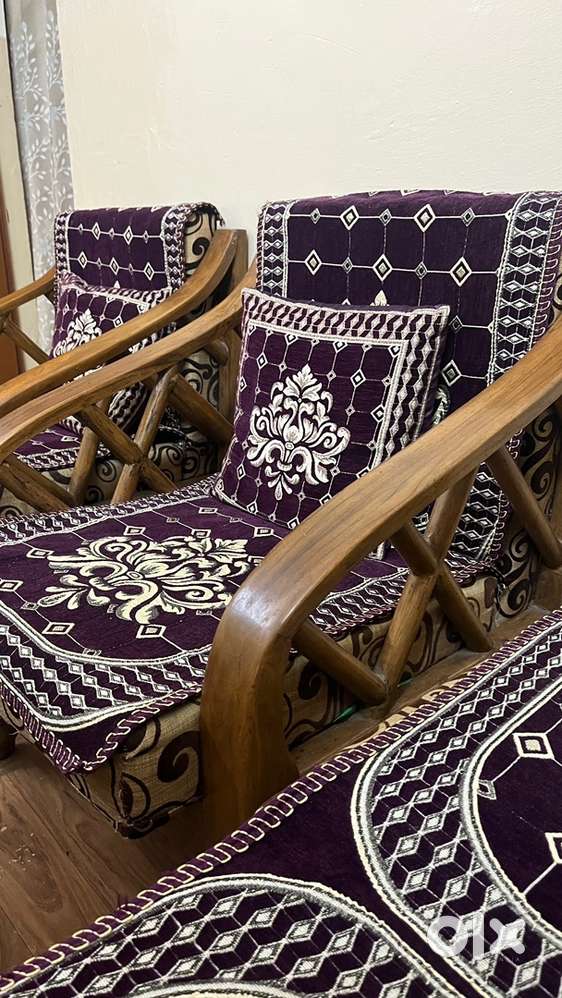 Sofa set- 2 single and one 3 sitting sofa set