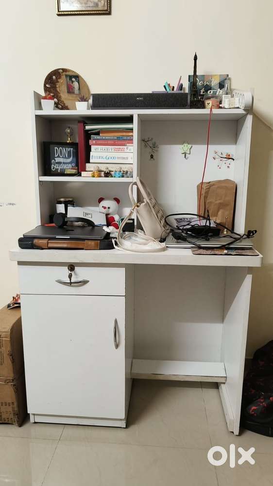 Study table cum book shelf