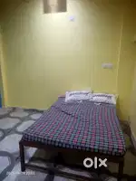 Behind gandhi stadium single room with attach bathroom with bed fan