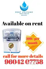 water purifire machine available on rent