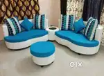 3+3 seater sofa with corner & center table