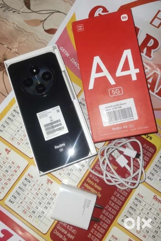 Redmi A4 ram4 internal 64 camera 50