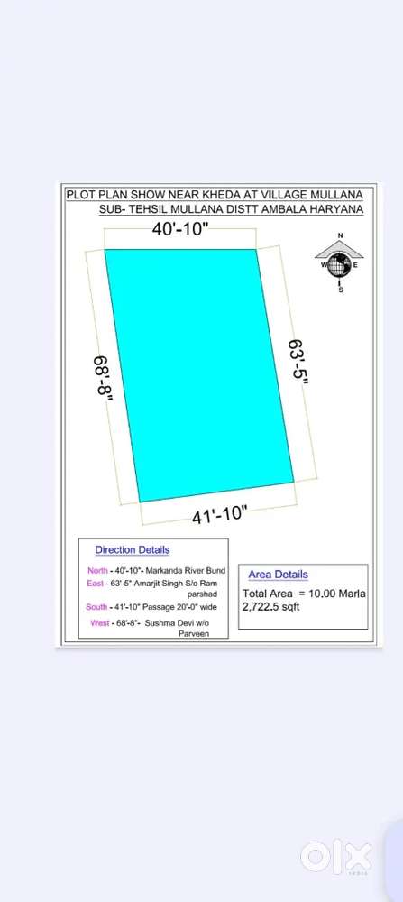10 marle plot for mullana village