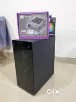 Gaming PC Parts Combo – RGB Fans, Cabinet, 450W PSU–Like New–Best Deal