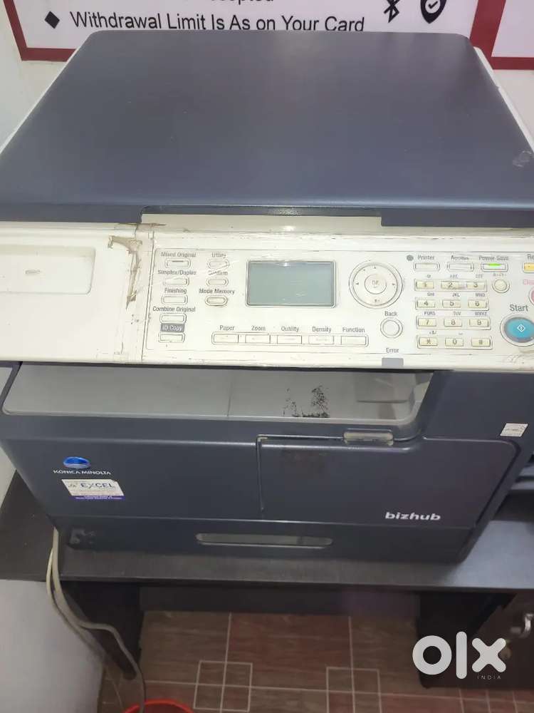 Konica minolta215 photostat machine