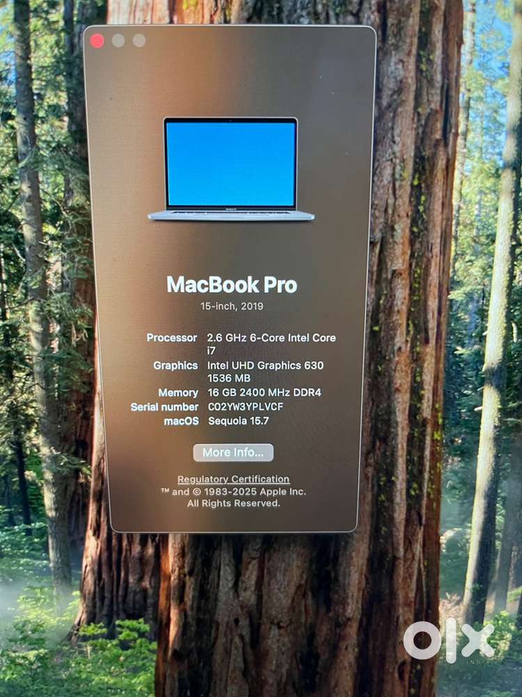 Mac book pro 2019 touch bar