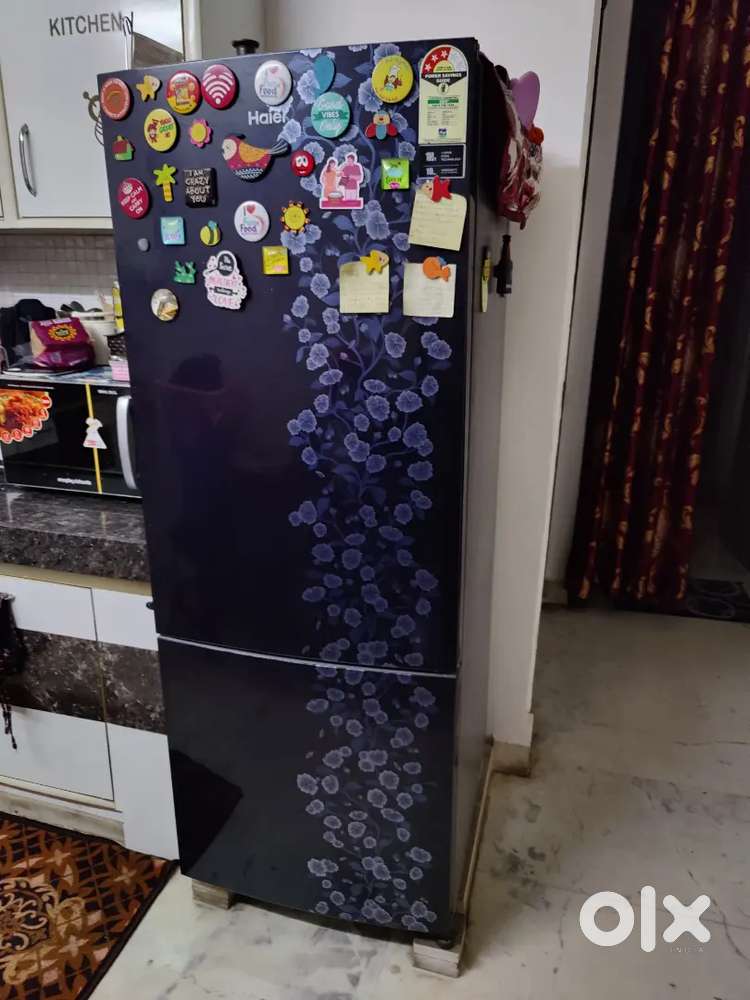 Two door haier refrigerator