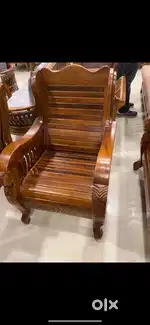 Full Teak wood sofa (3+1+1)