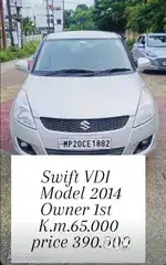 Maruti Suzuki Swift 2014 , 1st owner, silver cooler