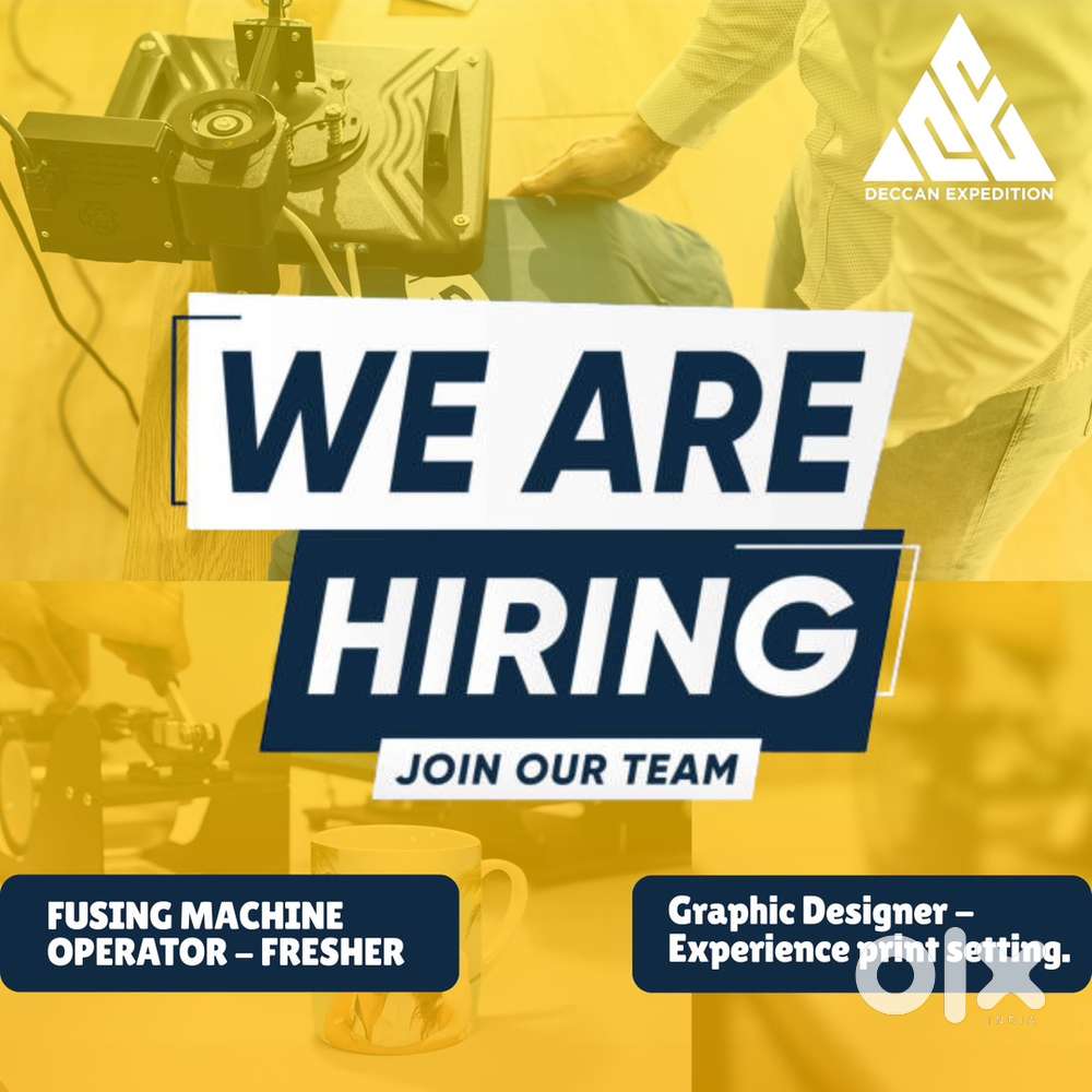 Fusing Machine Operator - Fresher