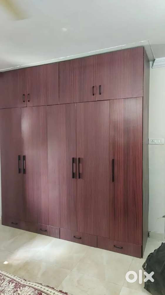 Mild steel wardrobe 8x10 feet with godrej fitting brand new