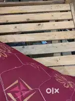 Wooden bed
