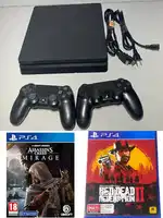 PS4 1TB SLIM PLAYSTATION 4 SALE WIT 4MONTHS WARRANTY 2 REMOTES 2 GAMES