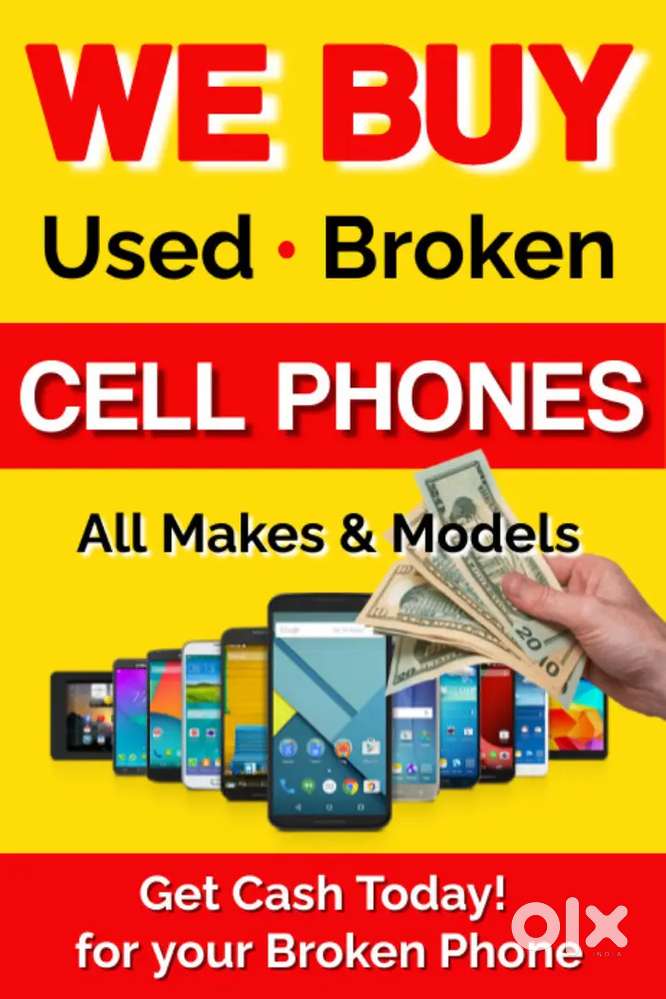 We buy used and broken mobiles