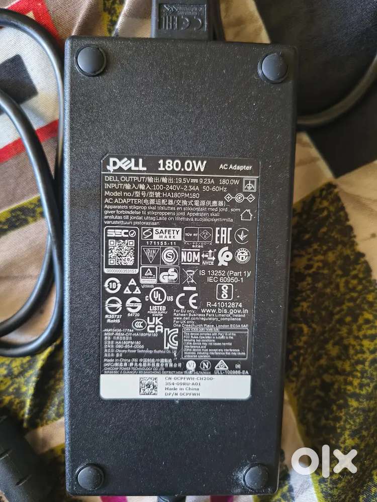 Dell 15 180W Original Laptop Charger – Excellent Condition