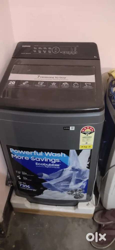 Sumsung washing machine fully automatic 8 kg new 21500 ki hai 16000me