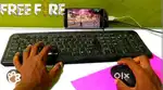 Keyboard and RGB mouse 4 hub usb and play free fire