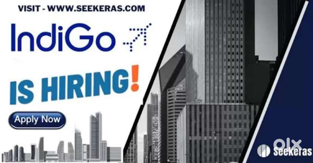 Indigo Airlines jobs /Vacancy for Airport Ground staf / Driver / Crew