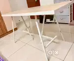 Ikea white oak desk/table