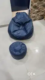 Bean bag blue