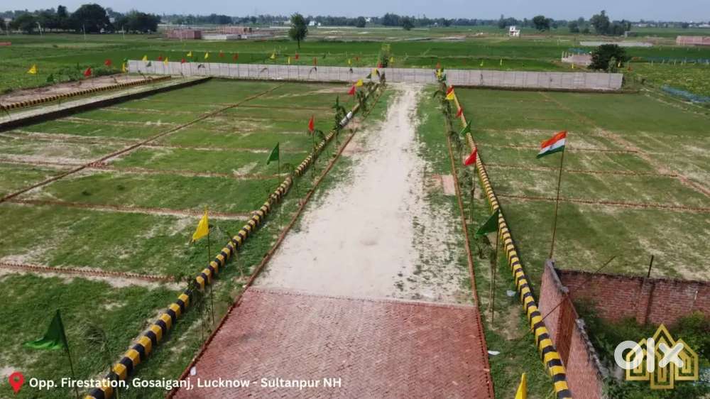 Plot for sell near by  icana stadiums lucknow