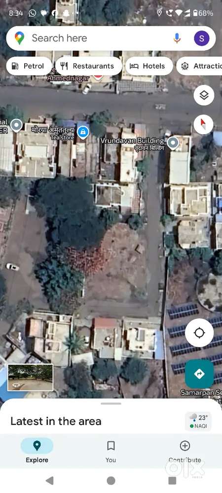 Empty plot on rent savedi