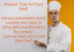 Requirement of chef for food stall