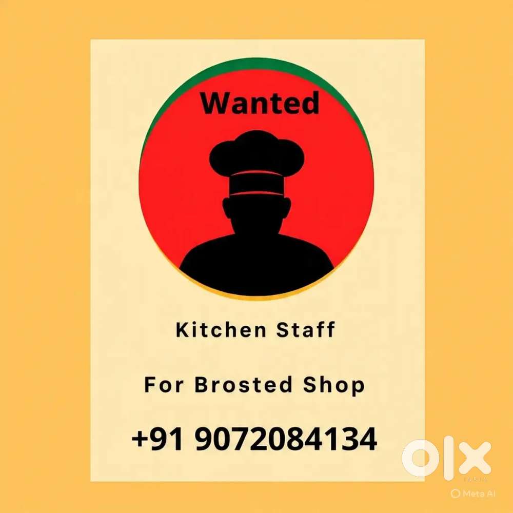 Kitchen staff (brosted shop)