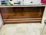 Furniture office table, 2 boss chairs, 5 clients chairs, 3 stool