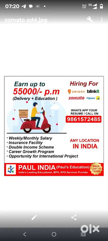 Delivery Executive